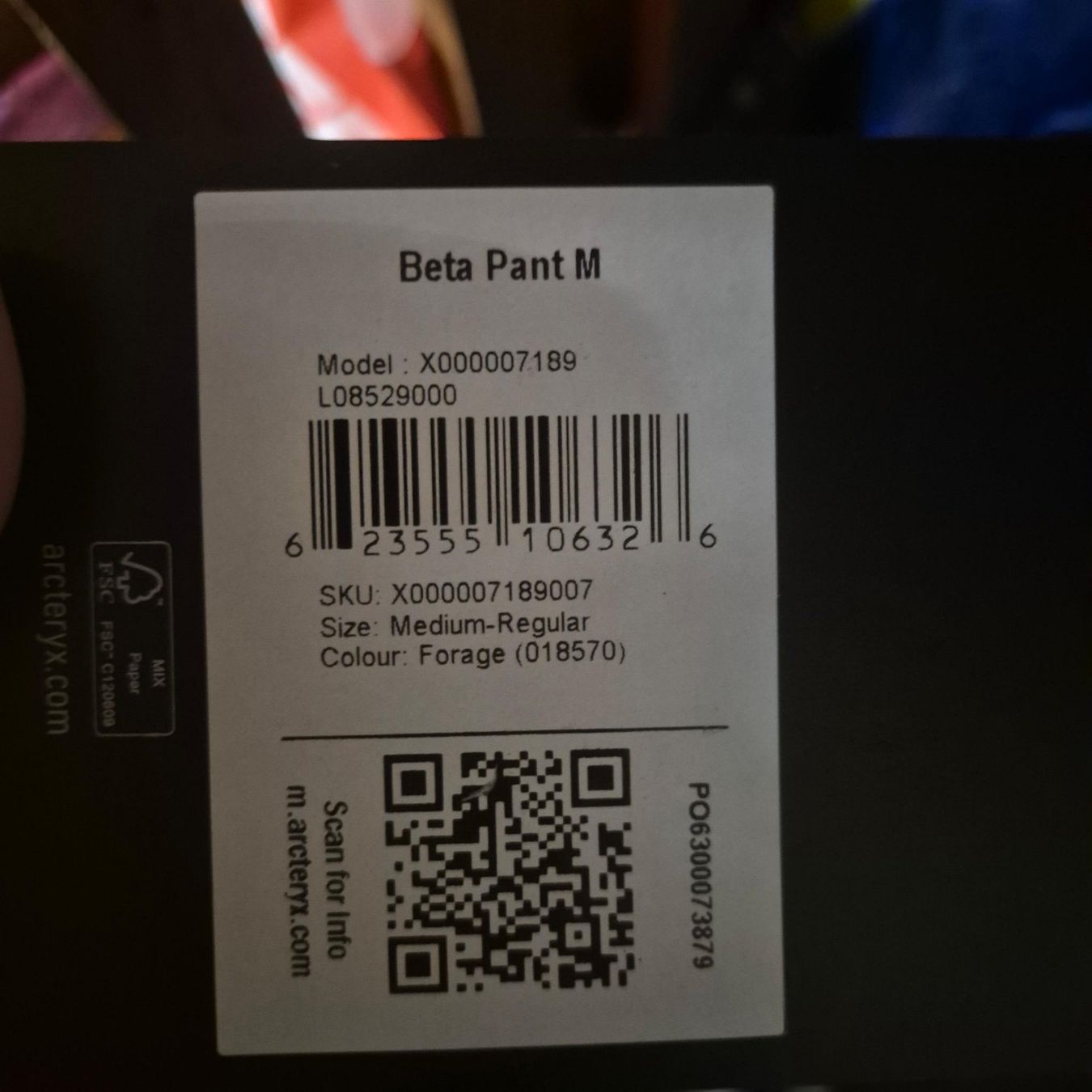 Arcteryx Pantaloni: Arc'teryx GORE-TEX Beta Pant Men Size M – Nuovo e nell'imballaggio originale da Luzern venduto da nnamfuak 4