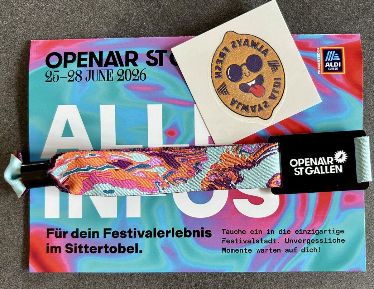 Biglietti: Openair St. Gallen 2026 4-Tagespass – Nuovo e nell'imballaggio originale da Aarau venduto da Rova_13