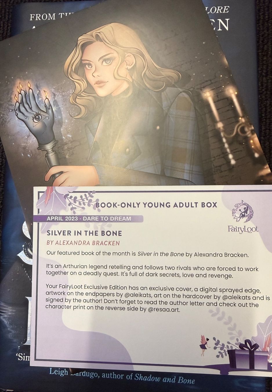 Libri: Alexandra Bracken - Silver in the Bone, Fairyloot – Nuovo (secondo la descrizione) da Eichberg venduto da Lolapop18 3
