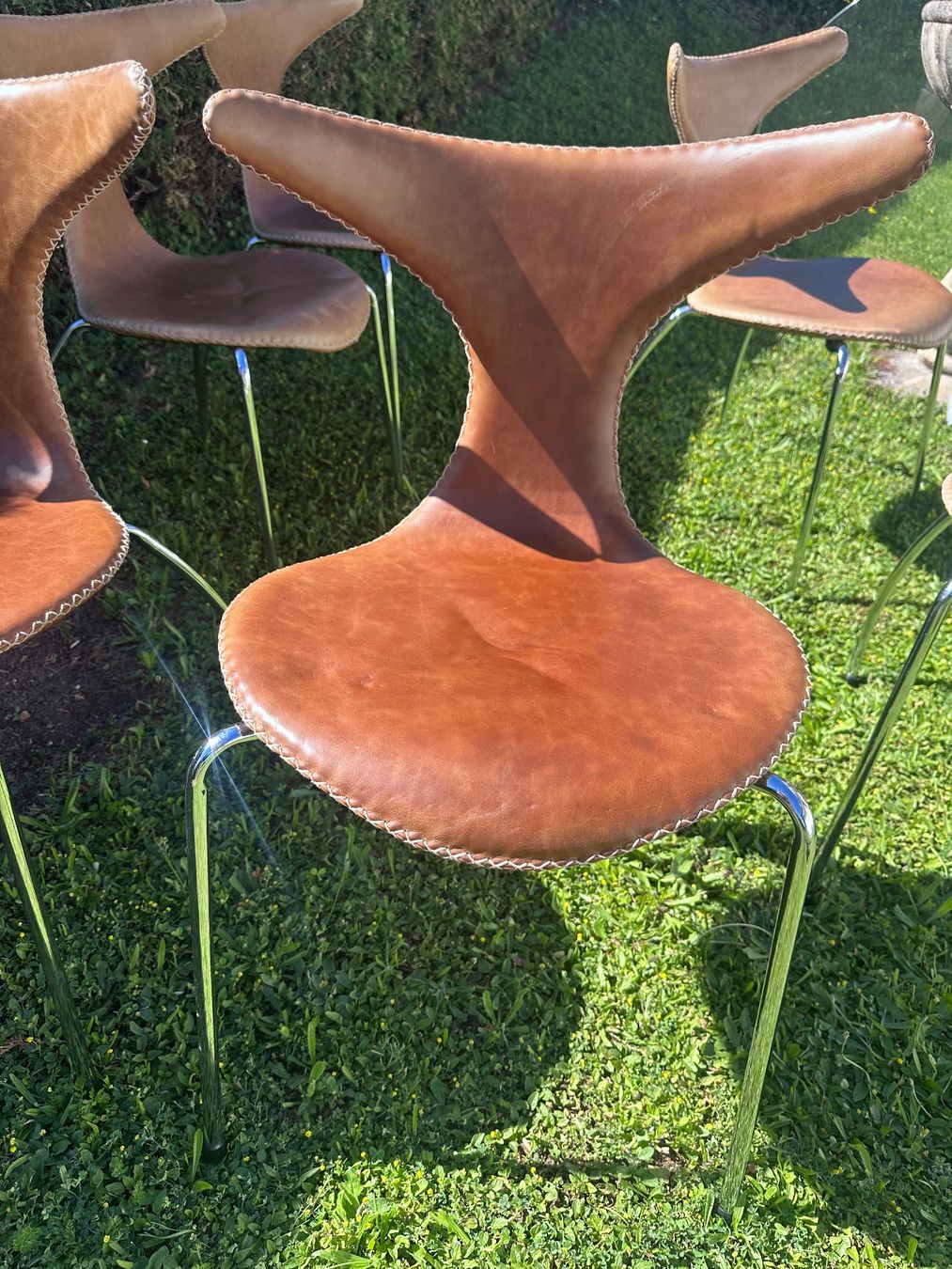 Chaises: 🪑six chaises en cuir – D'occasion à St-Légier-Chiésaz par EvaVDRiviera 8