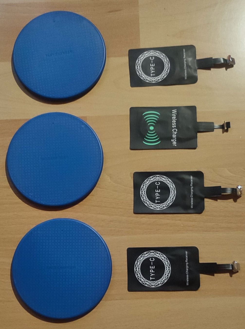 Caricabatterie: 3x Wireless Charger Pads & Type-C Receiver – Usato da Eyholz venduto da mix_cyx9