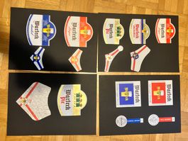 diverse Warteck Bier Etiketten