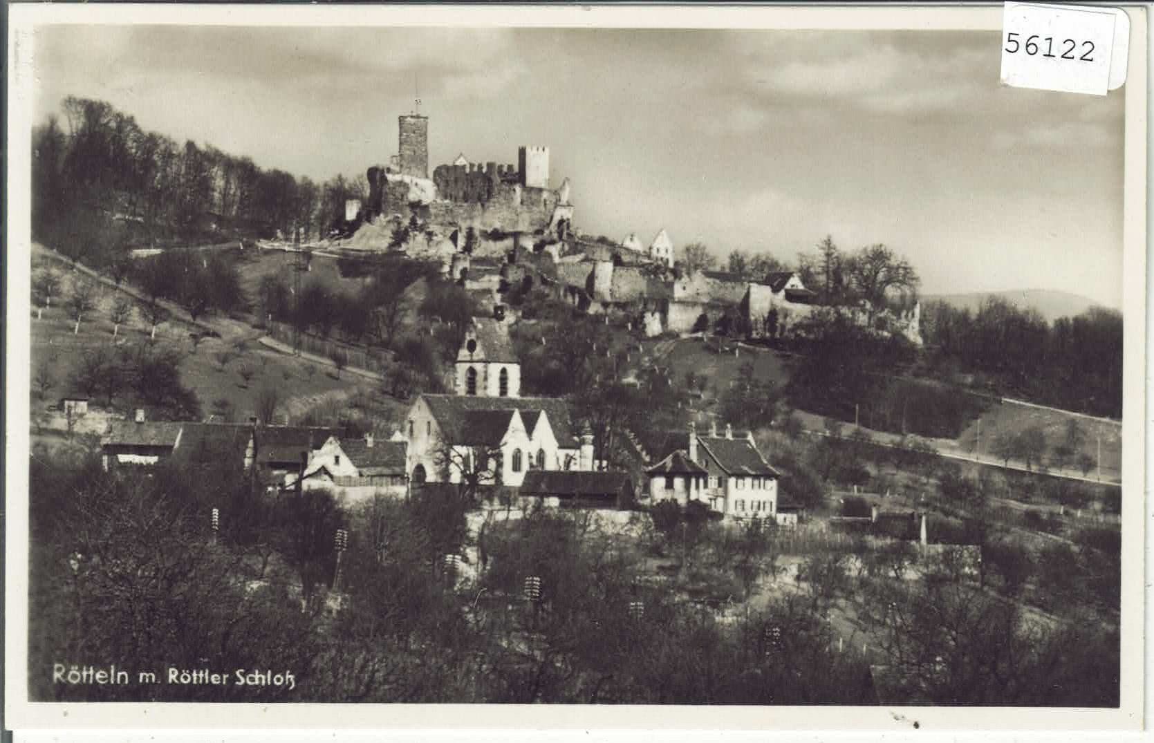 Ansichtskarten: Lörrach - Rötteln mit Röttler Schloss – Gebraucht aus Ettingen von Kartenplanet