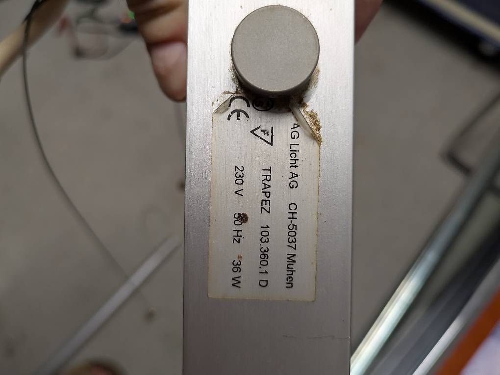 Lampade: RIBAG Trapez, Designklassiker – Usato da Wabern venduto da Anneler01 1