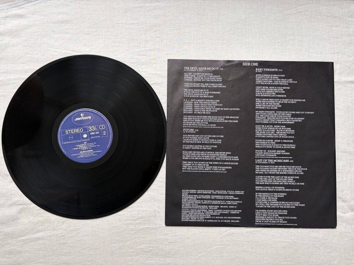Dischi in vinile: Golden Earring // Cut 1982 Mercury – Usato da Genève venduto da NipponiaNippon 2