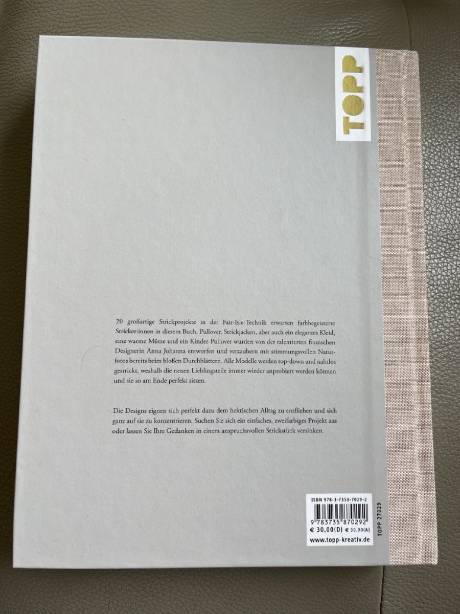 Libri: Nordic Top-Down und Nahtlos Gestrickt – Nuovo (secondo la descrizione) da Weesen venduto da Engadinerin 1