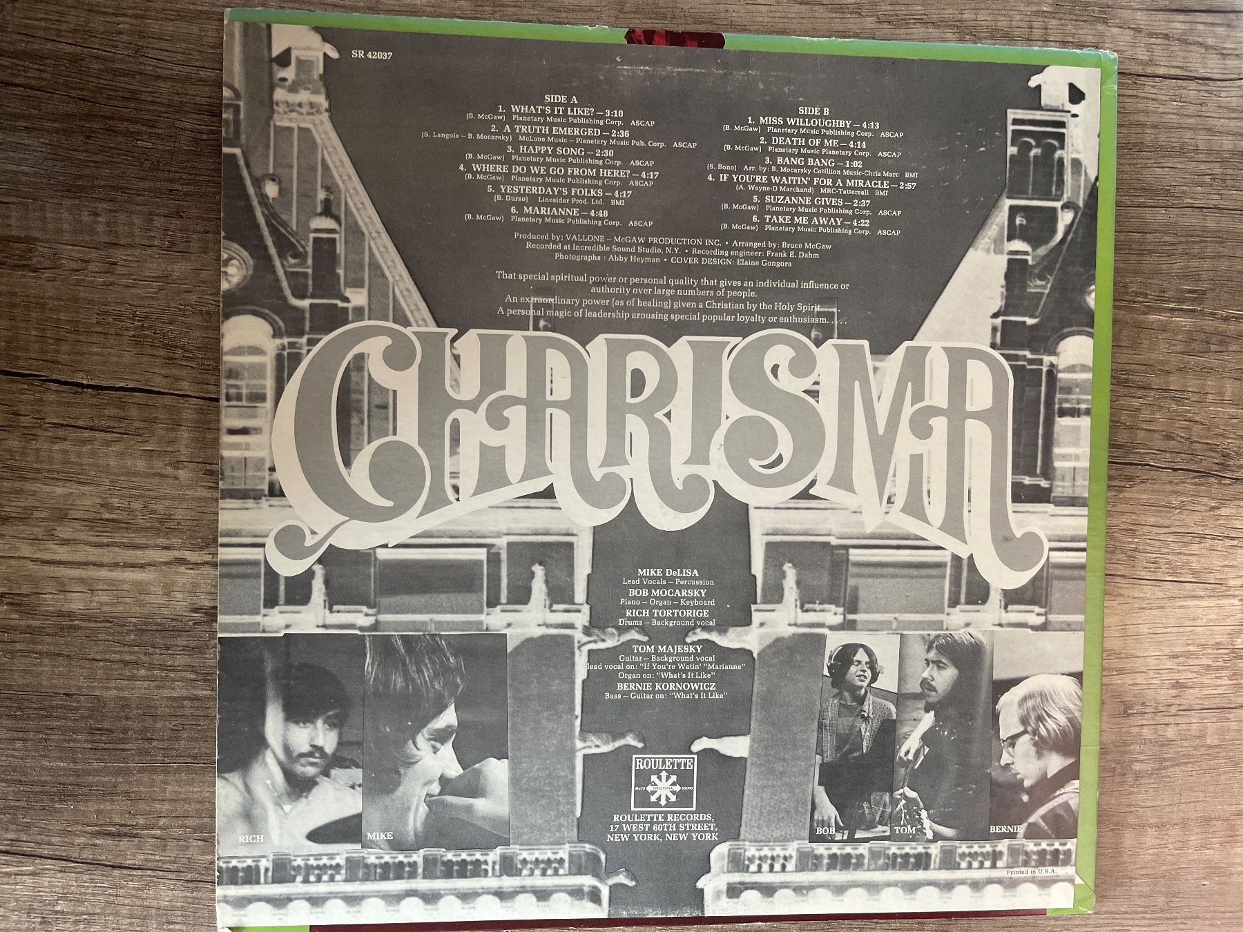 Dischi in vinile: S95/Charisma - Roulette Records – Usato da Frutigen venduto da Philippe_jsp 1