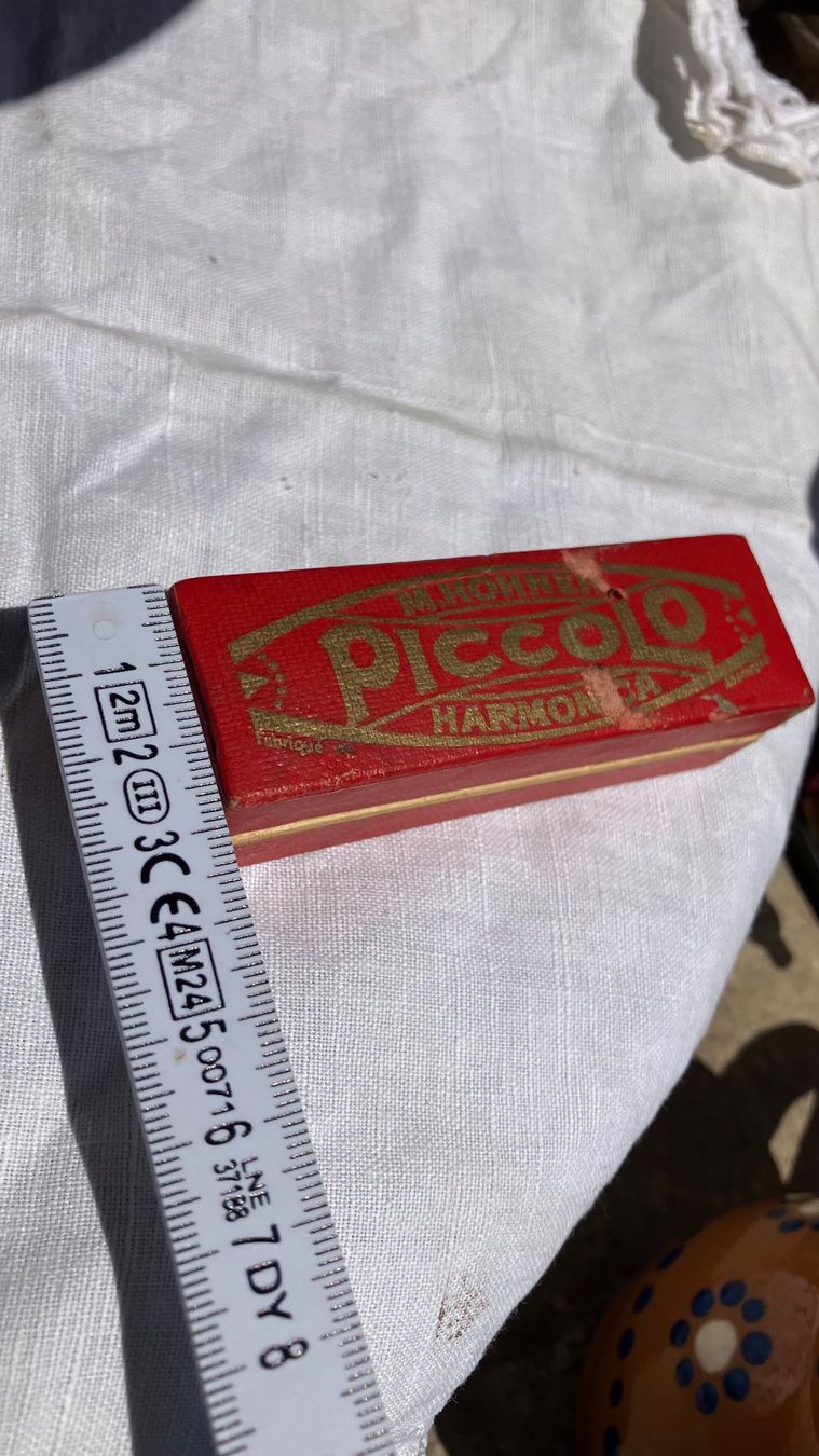 Hohner Strumenti musicali: Harmonica Piccolo Mundharmonika antik ancien – Usato da St-Cierges venduto da LeRegain 2