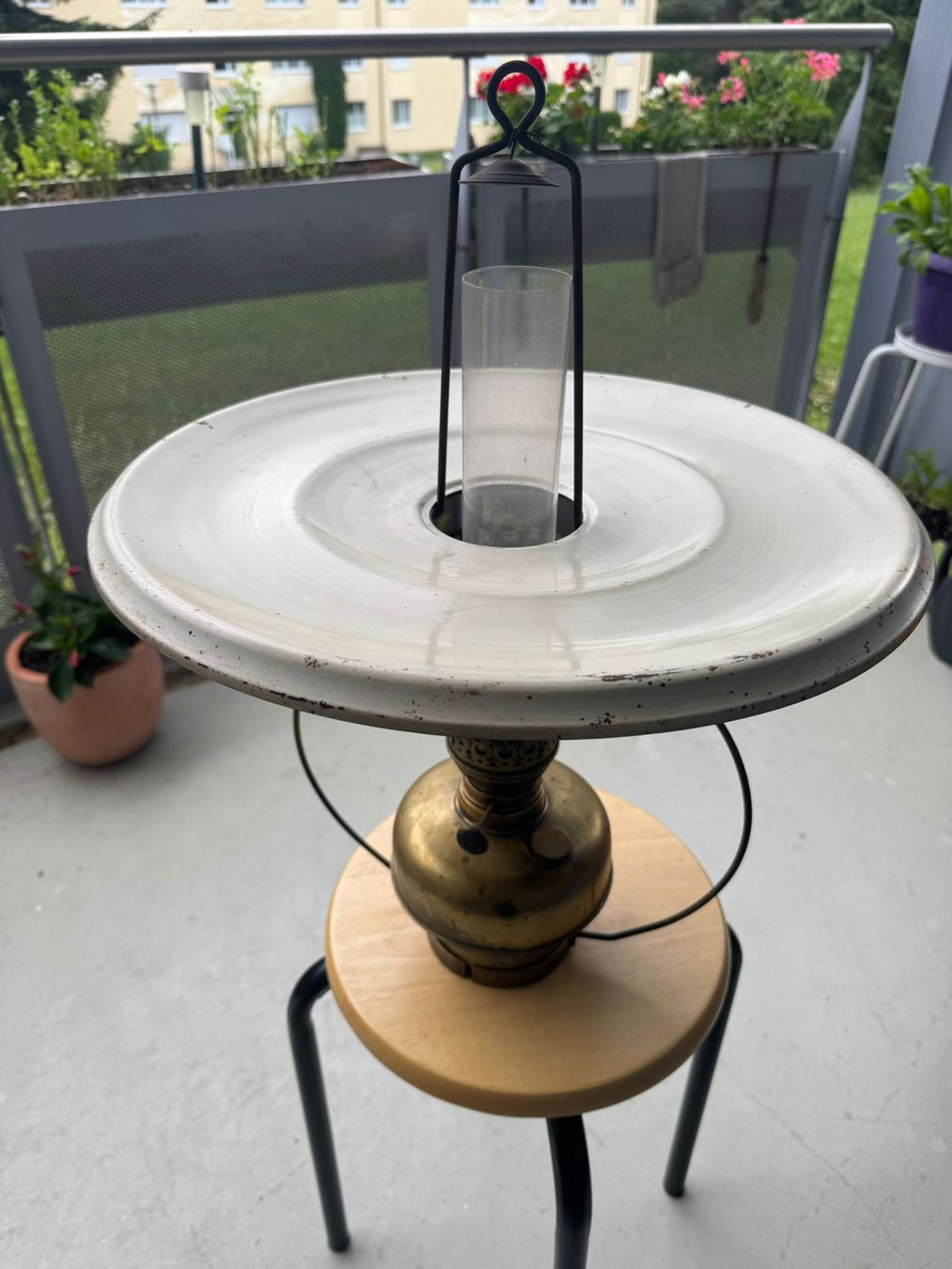 Lampade: Alte hängende Petrolelampe – Usato da Urdorf venduto da robinson80 2
