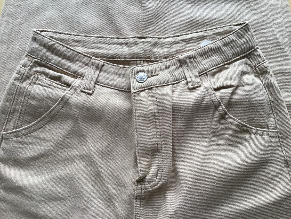 Shein Jeans: Jean beige coupe ample, idéal pour le printemps! – Nuovo (secondo la descrizione) da Ins venduto da Nick63 2
