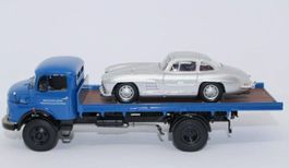 Mercedes Benz 1:43, Lastwagen L911 mit 300 SL Coupé