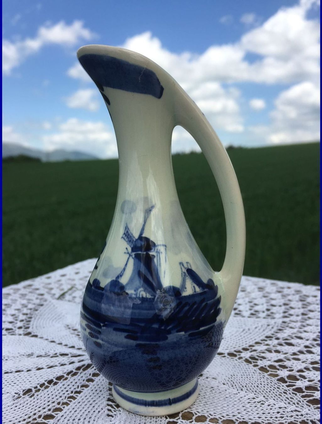 Vasi & Recipienti: DELFT  HOLLAND  BLUMENVASE  KERAMIK – Usato da Subingen venduto da ArtBead 6