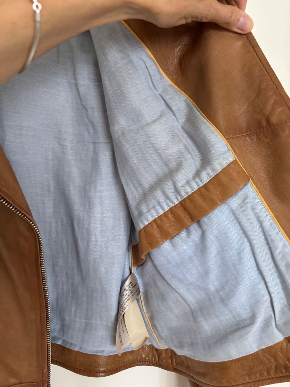Massimo Dutti Giacche: Lederjacke MASSIMO DUTTI, Grösse M, Farbe Caramelbraun – Usato da Zürich venduto da ritschi37 3