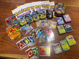 Pokemon Lot mit Posters und Tins (Tins alle leer !)