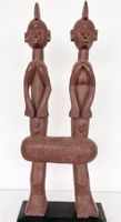 wunderschöne alte Chamba Figuren Nigeria Höhe 57 cm