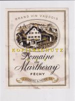 Etikette für Wein - Domaine du Martheray (Féchy) /bd