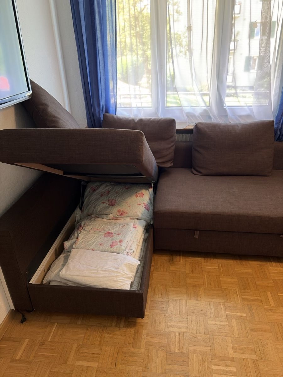 Divani: FRIHETEN Ecksofa braun mit Bettfunktion und Stauraum – Nuovo (secondo la descrizione) da Bern venduto da Motobikemaetu 2