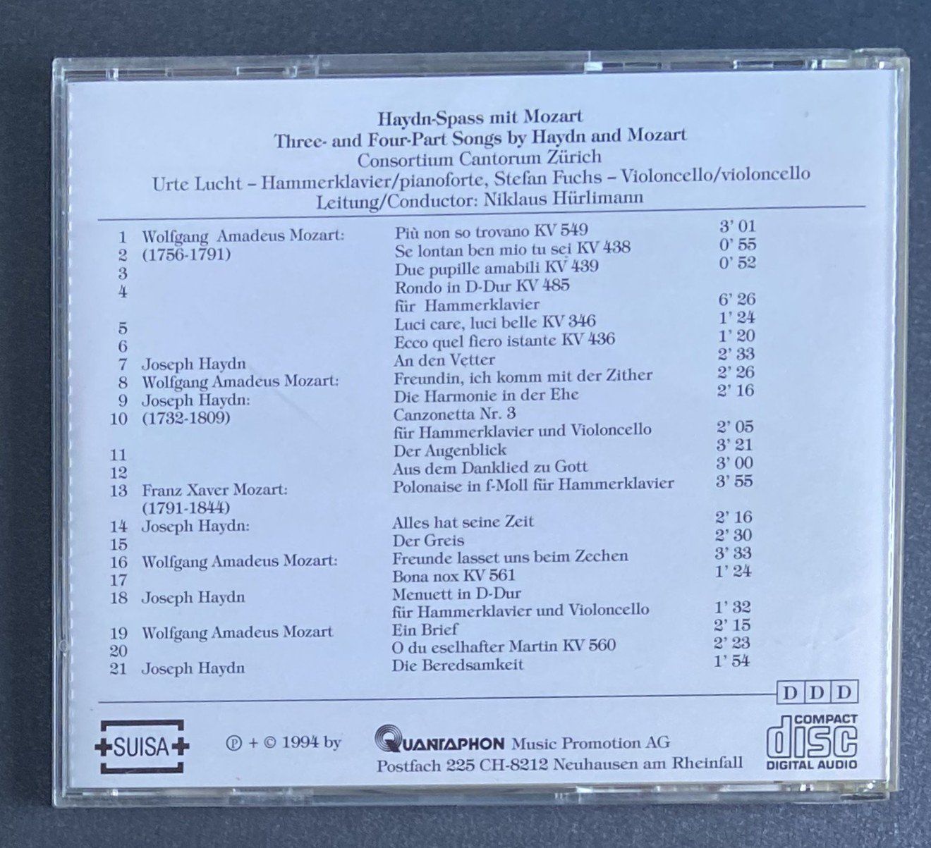 CDs: 2 Klassik CD "Wolfgang Amadeus Mozart" – Gebraucht aus Böckten von Hansi36 5