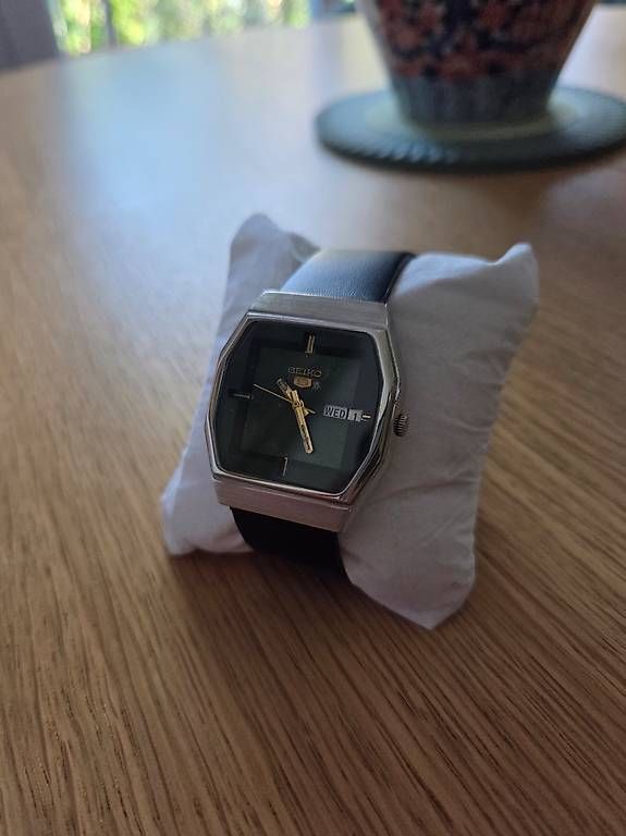 Seiko Orologi: Seiko 5 Automatic 6349 526A Vintage Cadran Vert – Usato da Genève venduto da kev_d8z5 2
