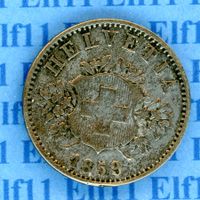 CHF___0.20 1859 vz 20 Rappen