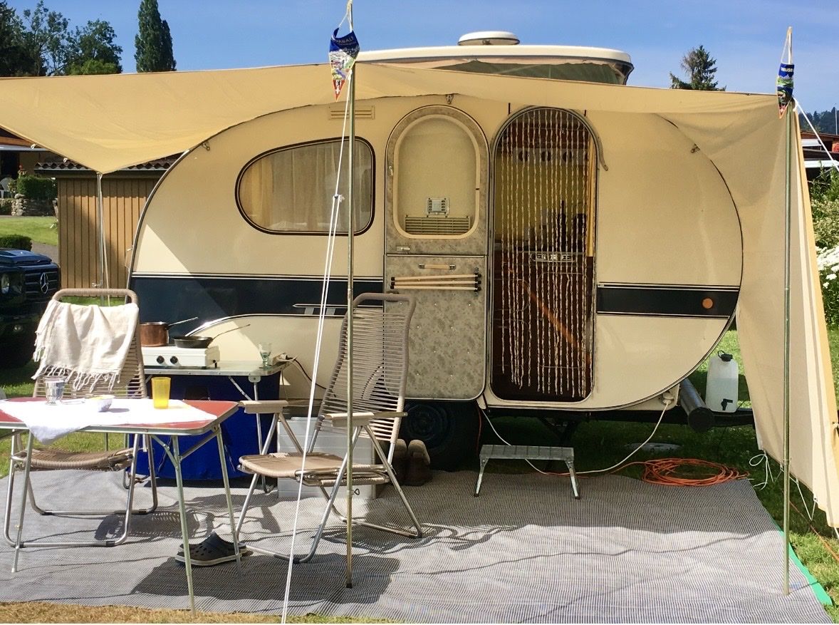 Mobilhome: Wohnwagen Oldtimer Yvonne Mostard HD304 – Usato da Olten venduto da Barola01