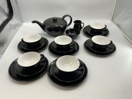 Burkart Teeservice mit Teekanne von Indor