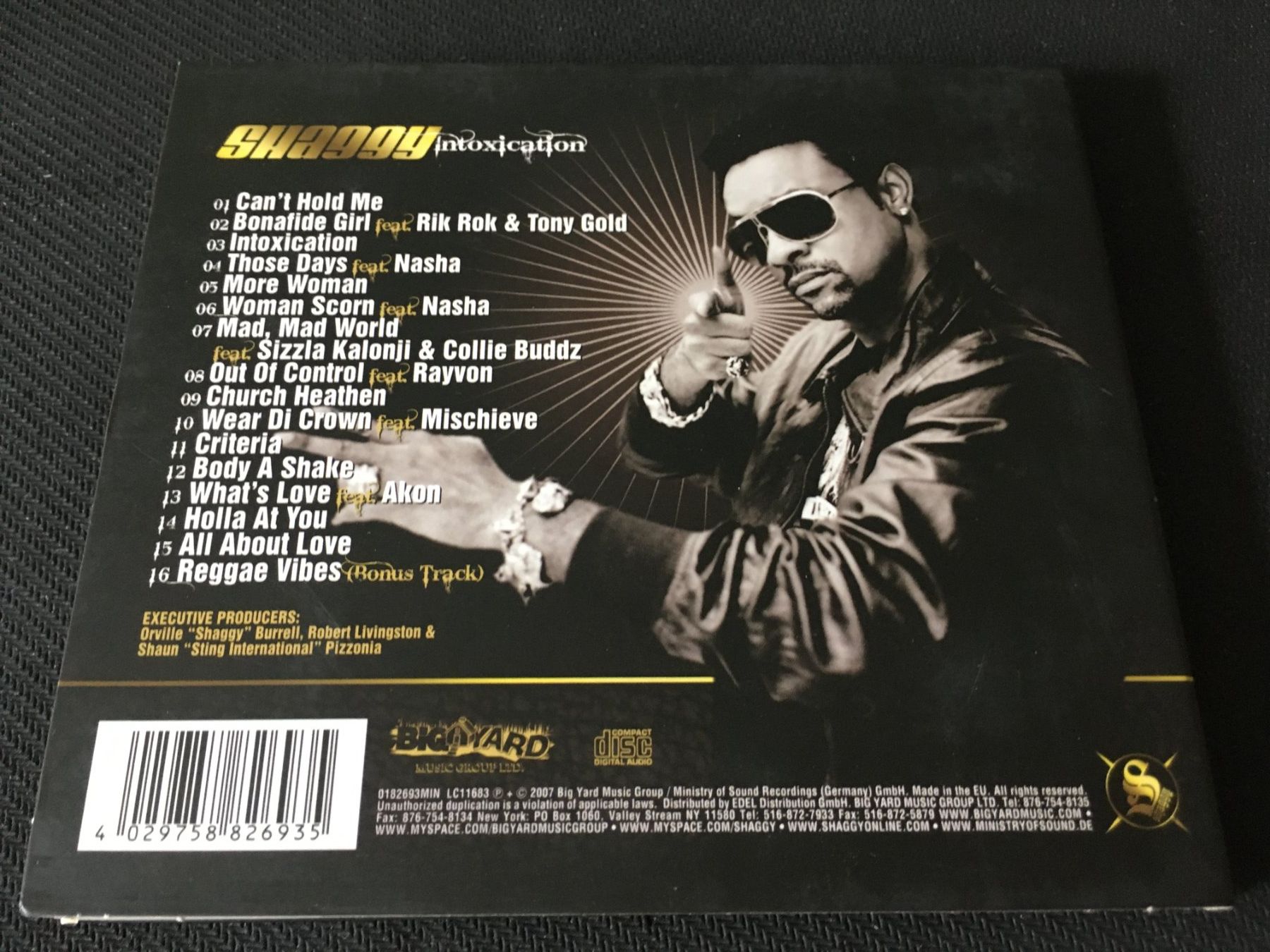 CD: Shaggy - Intoxication -CD- Digipak – Usato da St.Gallen venduto da MedienJoe 2