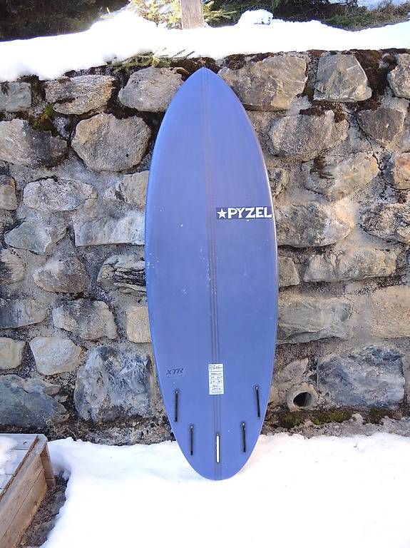 Tavole da surf e di nuoto: Pyzel White Tiger 5'6.5'' XTR Custom Surfboard – Usato da Davos Clavadel venduto da andiabel 1