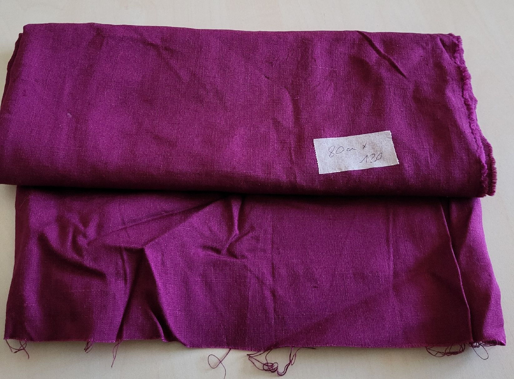 Tessuti: Stoffresten Violett 80cm x 130cm  – Usato da Winterthur venduto da Baer49