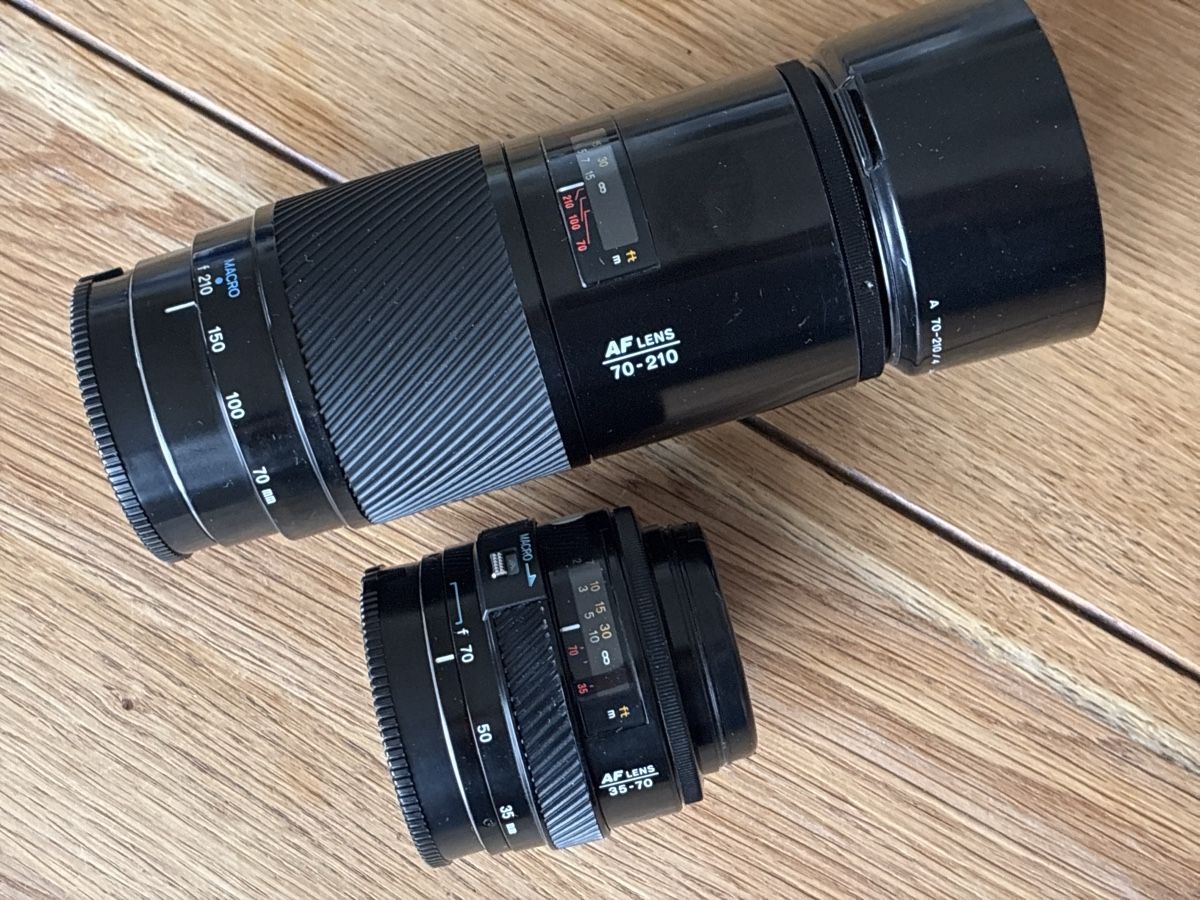 Minolta Obiettivi: Minolta AF 35-70 / 70-210 Set – Usato da Neunkirch venduto da Steff74