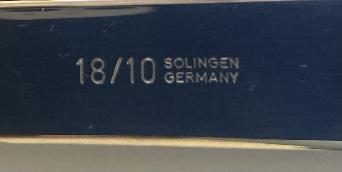 Solingen Set di posate: Besteck-Set 18/10 Solingen Rostfrei – Usato da Baden venduto da Sarahhedwig 3