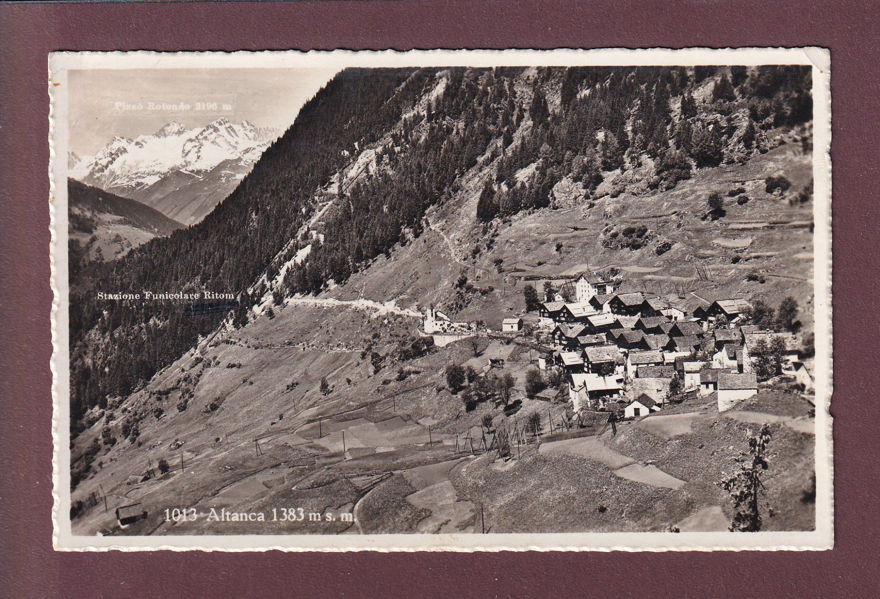 Cartoline postali: ALTANCA – Usato da Pully venduto da nicecards