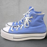 Converse All Star Plateau-Sneaker – Hellblau High Top Gr.39