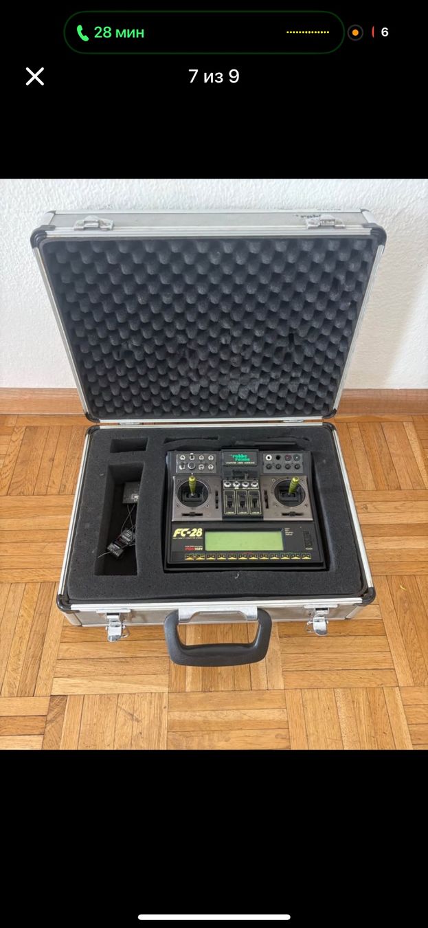 Modellismo RC: Robbe Futaba FC-28 V3.2 - Umgerüstet auf 2.4GHz inkl. Koffer – Usato da Basel venduto da kia_wlc2 5
