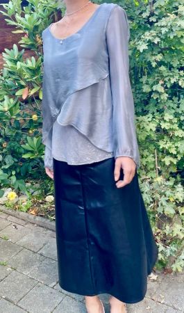 Exclusive blusa di seta-perfetto per feste M/L-nuovo
