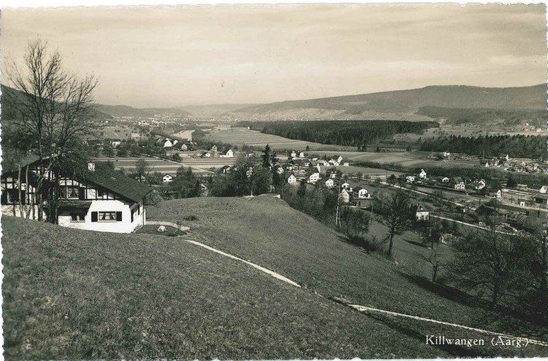 Cartoline postali: Killwangen AG Ortsansicht Nr.6112  ,  ca.1950 – Usato da Solothurn venduto da Bepposol