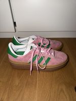 Adidas Gazelle Bold Sneaker rosa grün guter Zustand