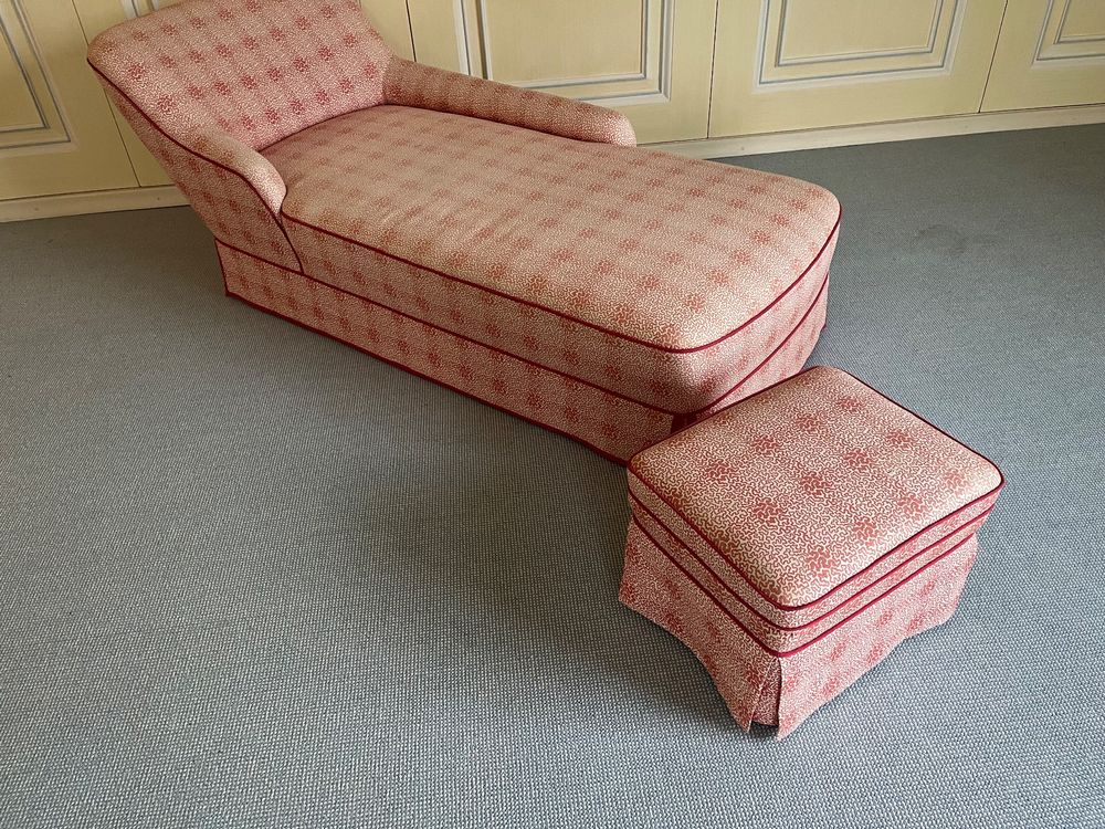 Französische Canapé mit Hocker | Kaufen auf Ricardo