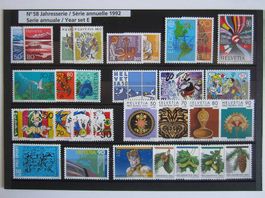 Briefmarken Schweiz 1992