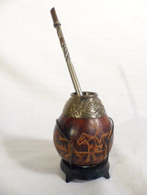 STOUCLA Mate Becher Set - Mit Strohhalm & Reinigungsbürste, 260ml