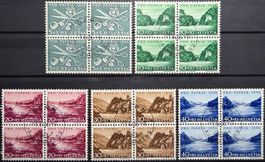 seltener Satz 4er Pro Patria 1956 ET-gest. SBK 175.-