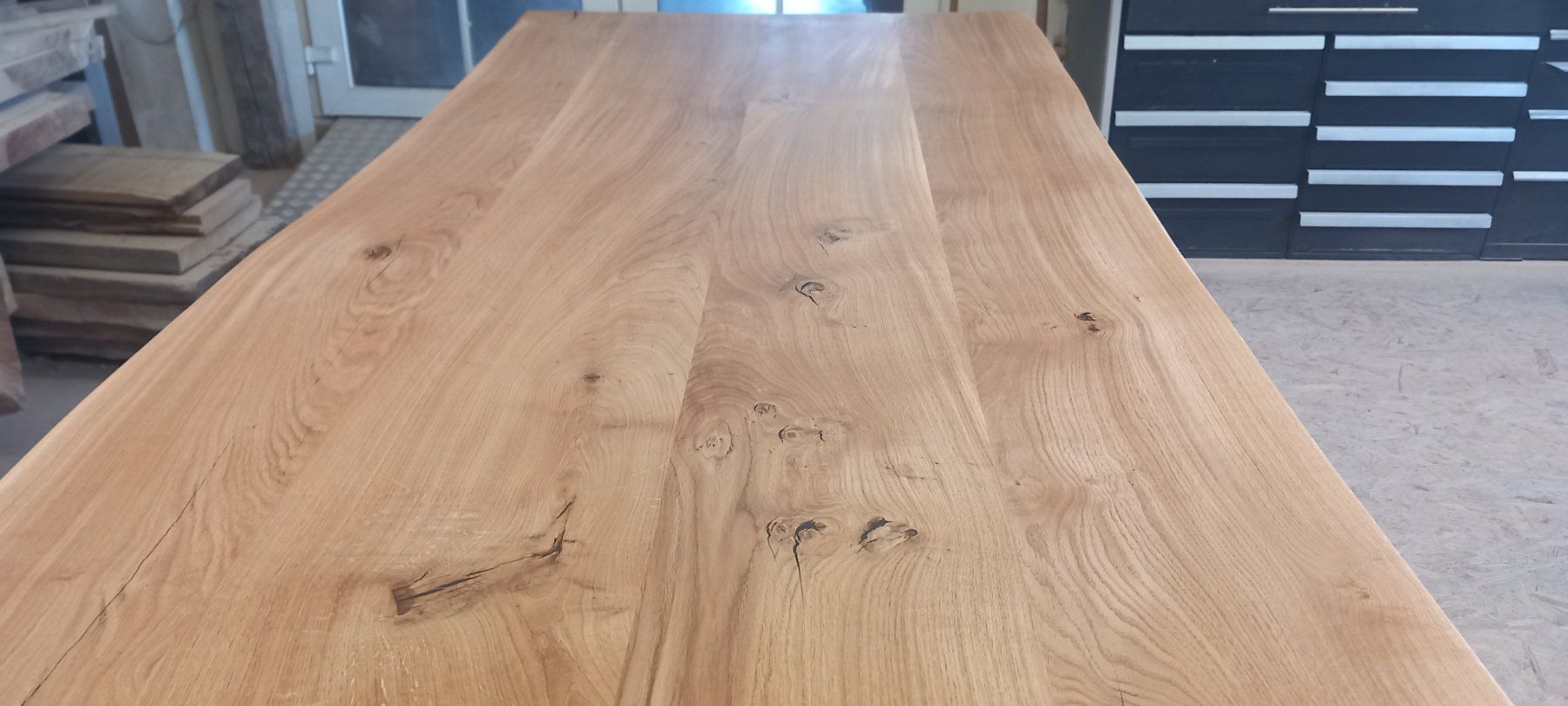 Tavoli: Schweizer Massivholztisch aus Eiche rustikal 260x110cm – Nuovo (secondo la descrizione) da Altishofen venduto da Rossi464 6