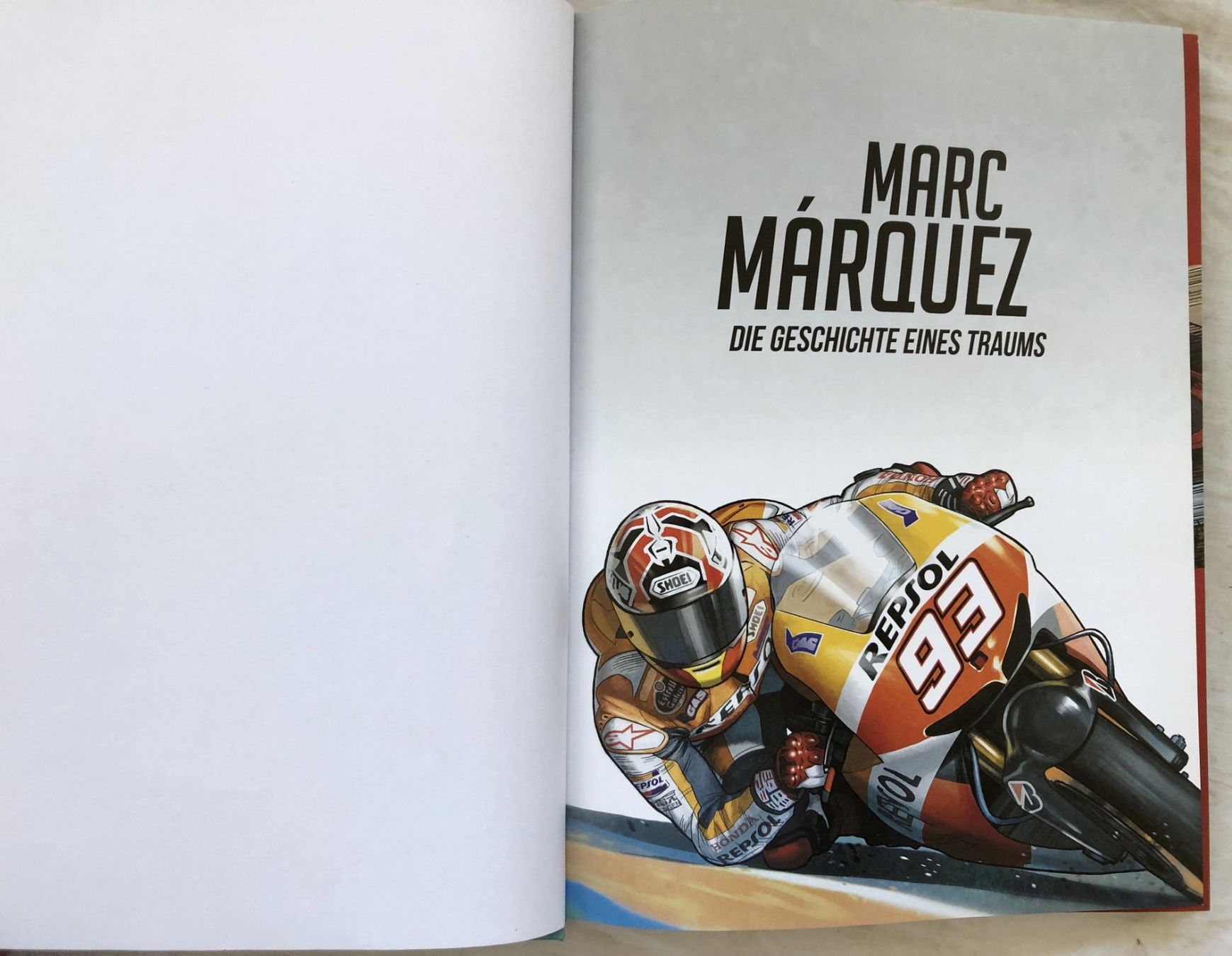 Fumetti: Marc Márquez - Die Geschichte eines Traums - Comic - HC – Usato da Schaffhausen venduto da durruti 2