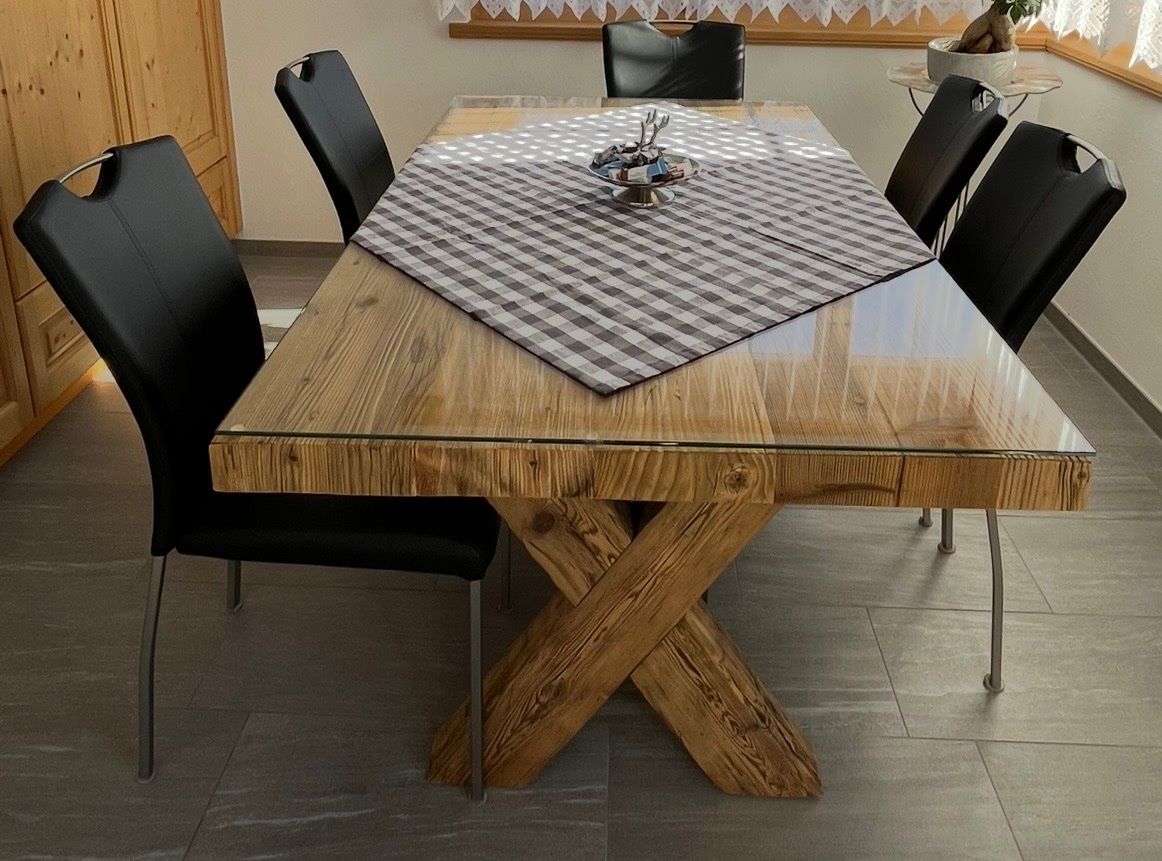 Tavoli: Esstisch mit Glasplatte Top Zustand! – Usato da Schmitten/Albula venduto da cobraz07 1