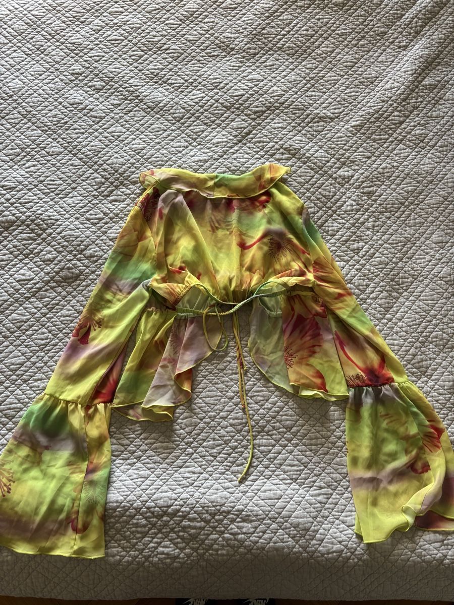 Camicette: Chemisier à fleurs multicolores – Nuovo (secondo la descrizione) da Lausanne venduto da shabnam.t 3