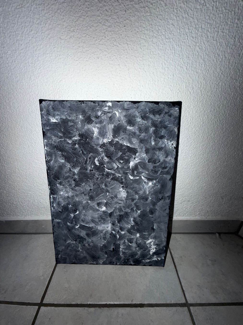 Dipinti: Gemälde, abstrakt, schwarz-weiss, neuwertig! – Usato da Rupperswil venduto da bar_fbv9 1
