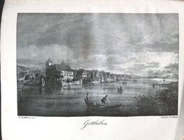 Gottlieben Lithographie 1831 Neujahrsblatt selten