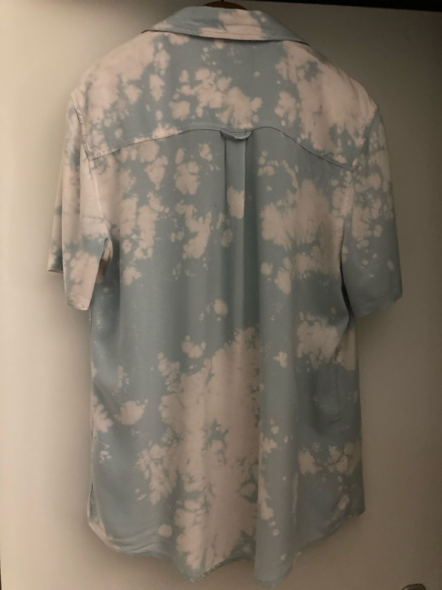 Camicie: Ab 10.- Herren Hemd kurzarm hellblau weiss Grösse S – Usato da Cureglia venduto da VintageCoinCollect91 7