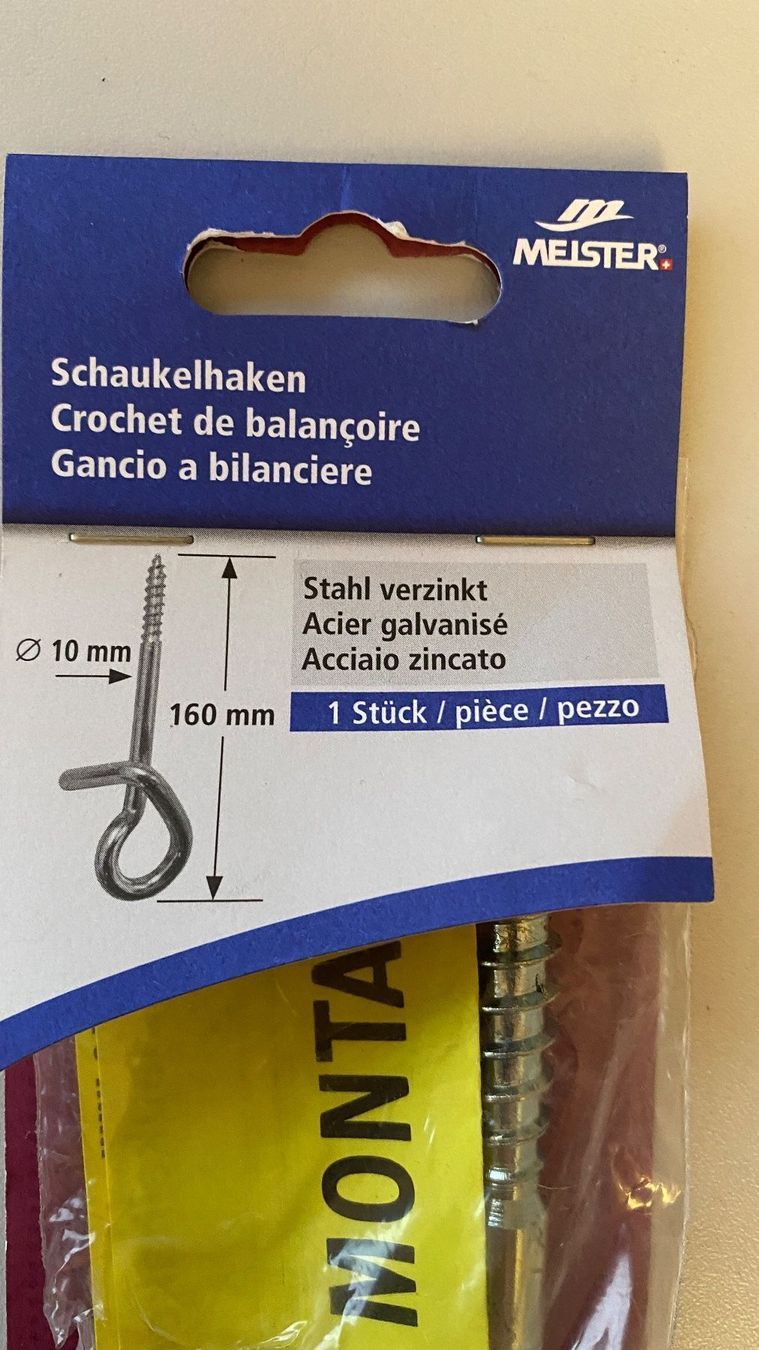 Eisenwaren: Schaukelhaken ungebraucht – Gebraucht aus Flawil von Zuckerbaer07 1