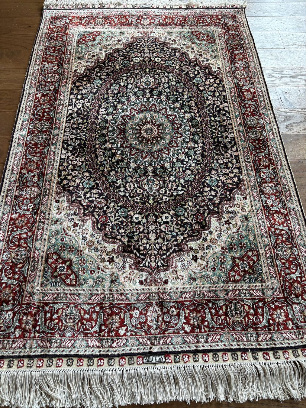 Tappeti: Signierter Seidenteppich - Handgeknüpfter Orientteppich – Usato da Bennau venduto da Mayer_Carpets 2